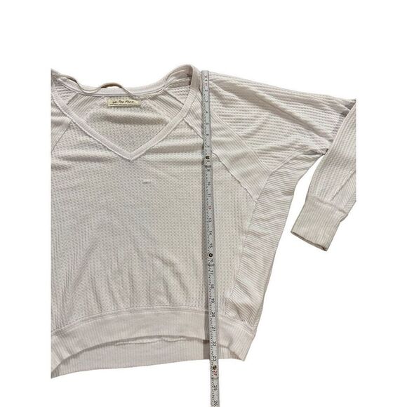 Free People Santa Clara Thermal Top Alabaster White Sz XS - Picture 9 of 11